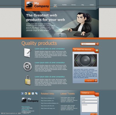 公司网站效果图与网页设计 打造卓越的在线品牌形象